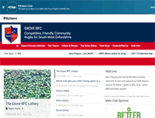 Tablet Screenshot of groverfc.co.uk
